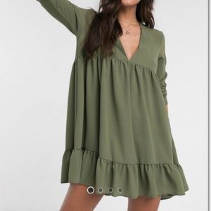 ASOS tiered v-neck smock dress, worn once